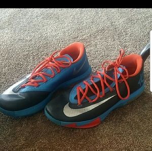 2014 KD VI Kevin Durant Nike Zoom orange blue blac